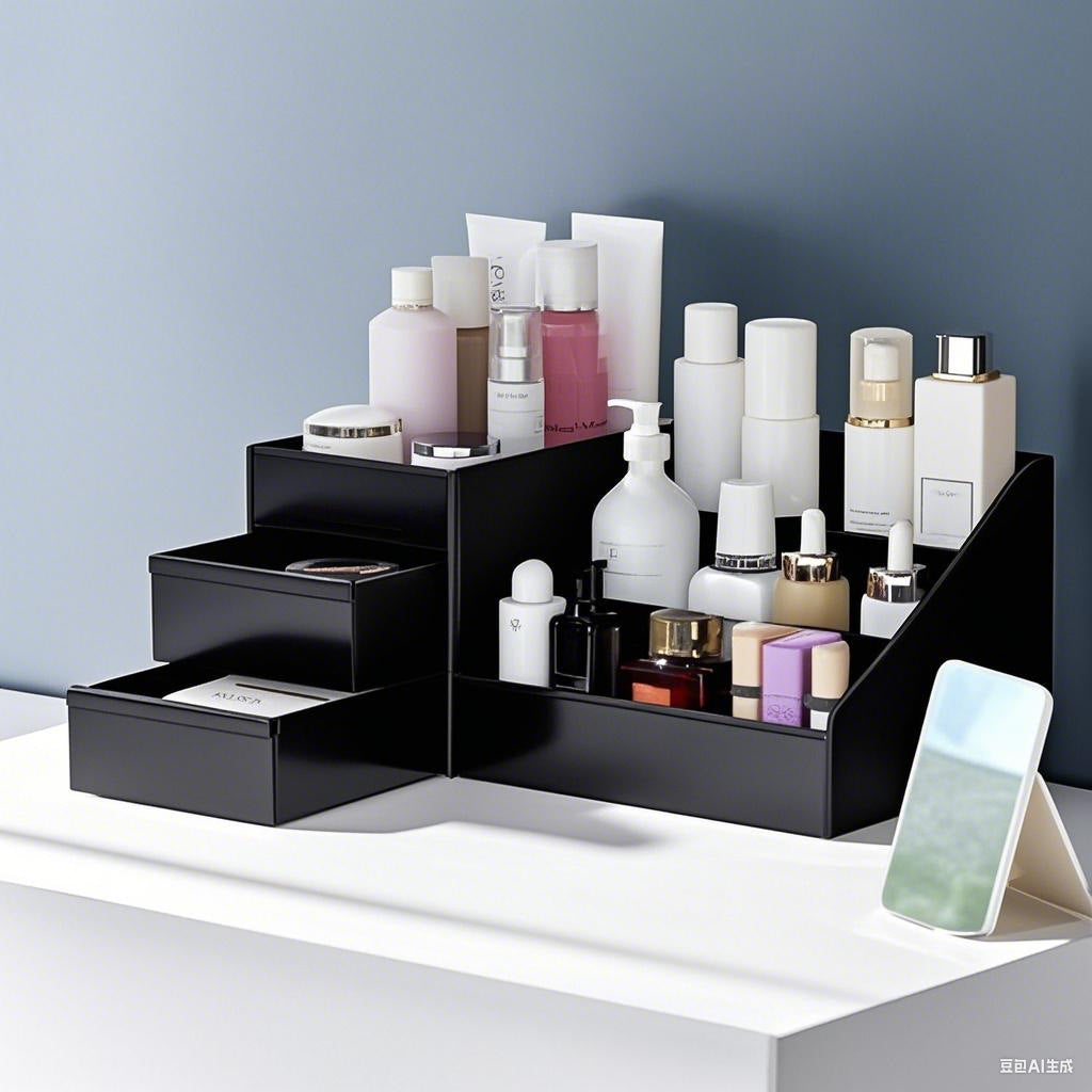 Organisateur de maquillage élégant