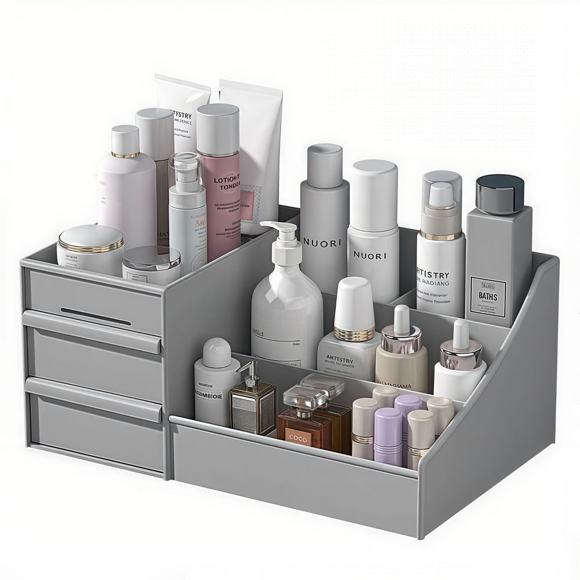 Organisateur de maquillage élégant